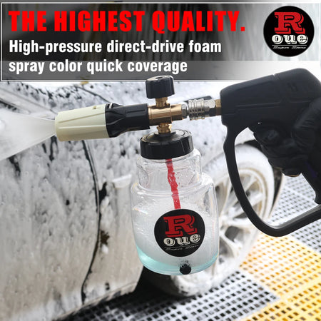 High-Pressure Foam Cannon Soap Generator for Karcher, Nilfisk, Parkside &amp; More