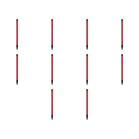 Universal Stylus Pen for iPad, iPhone, Samsung - Precision Drawing &amp; Writing Red 10PCS