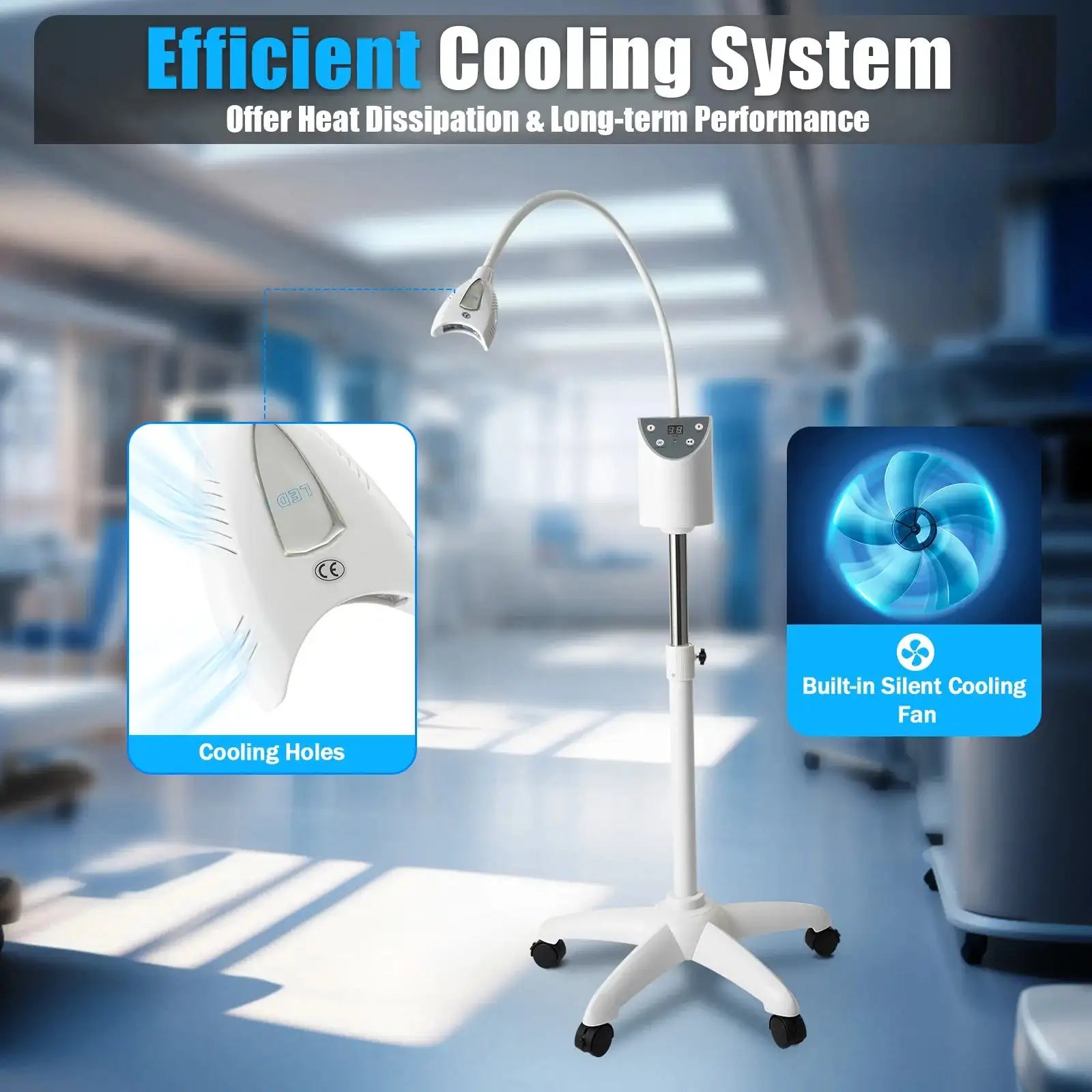 Teeth Whitening Machine With 4 LED Blue Lights &ndash; Home Use