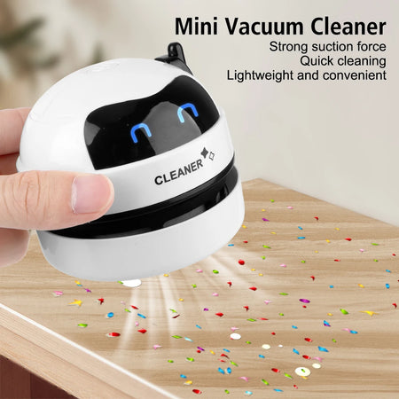 Mini Vacuum Cleaner Portable USB &ndash; Cute Robot Design Default Title