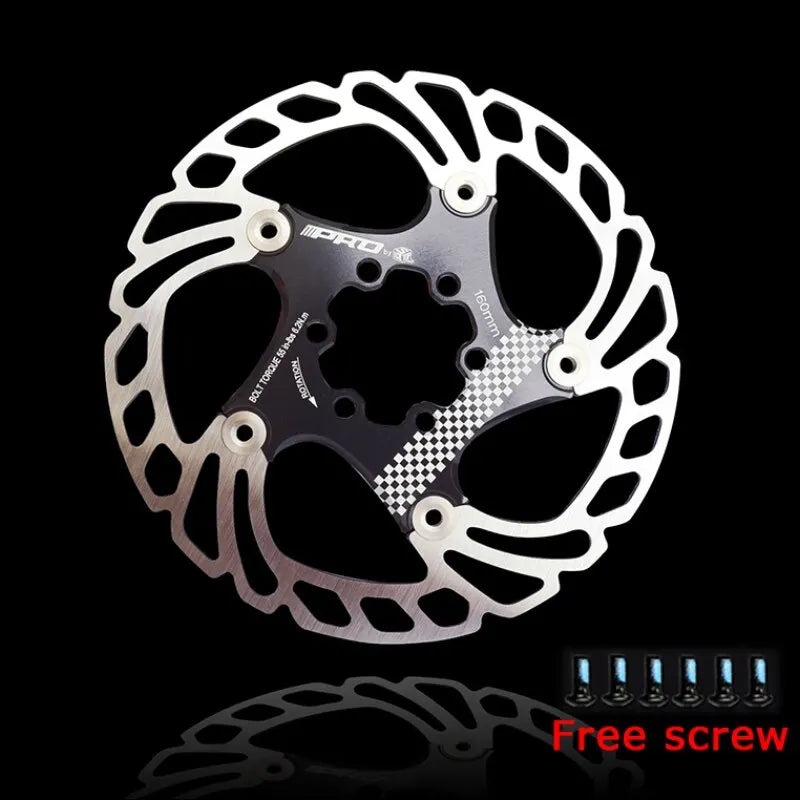 IIIPRO flydende rotor bremseskive til MTB, 140/160/180/203mm, stål