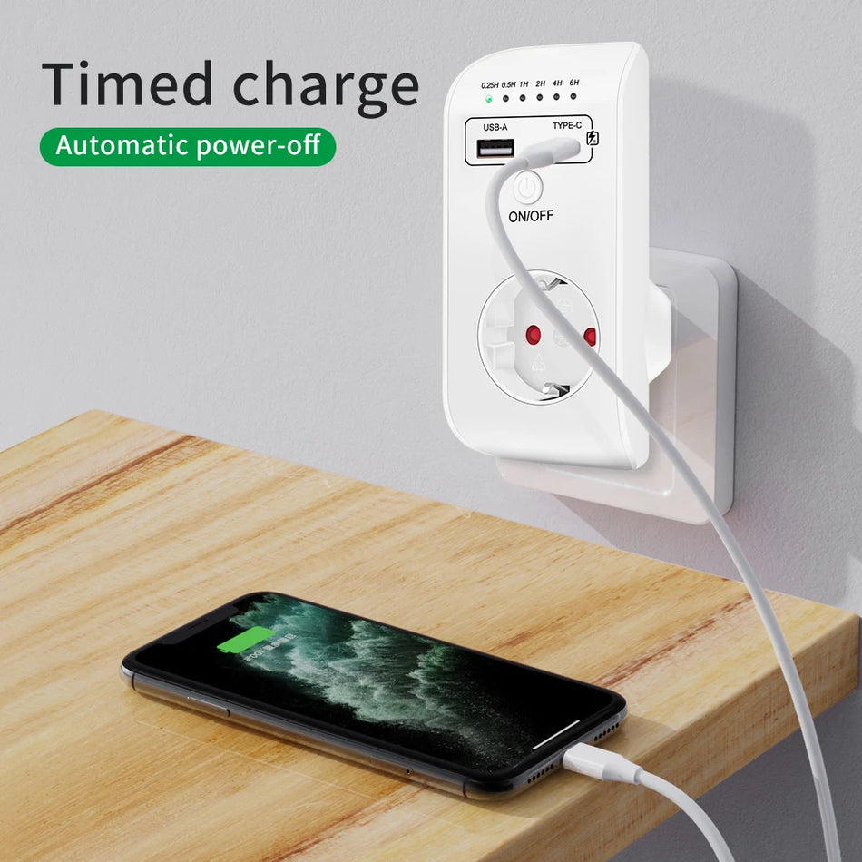 JUANJUAN UD03 &ndash; Programmable Countdown Timer with USB Type-C