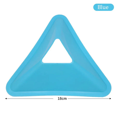 10PCS Triangular Football Training Cones - Agility Markers for Soccer Practice Blue 10PCS