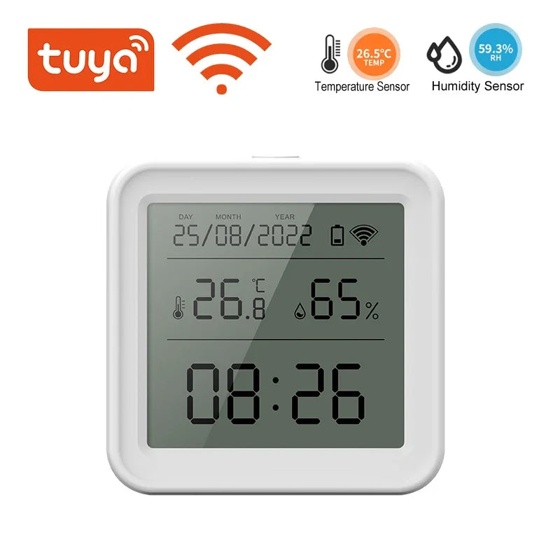 Tuya Zigbee Temperature Humidity Sensor &ndash; Voice Control WiFi 1PCS