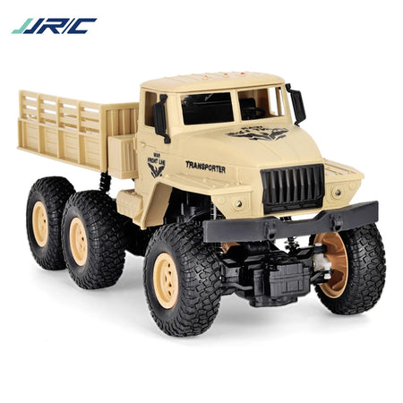 JJRC RC Car &ndash; Remote Control Military Off-Road Vehicle Q68 Yellow