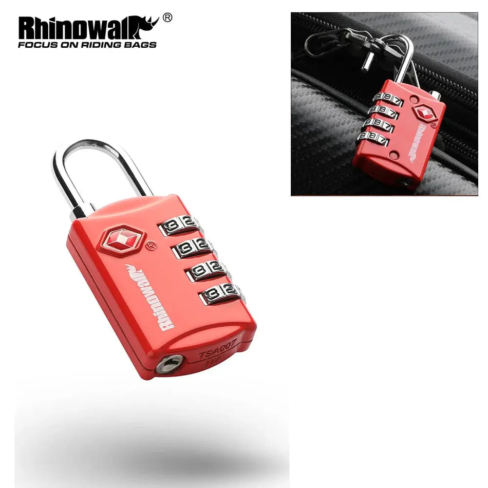 Rhinowalk TSA Locks Customs Combination Lock For Rhinowalk MJX2004 Mechanic Saddle Bag Anti-Theft Luggage Security Coded Lock by InterCyprus Trading Ltd