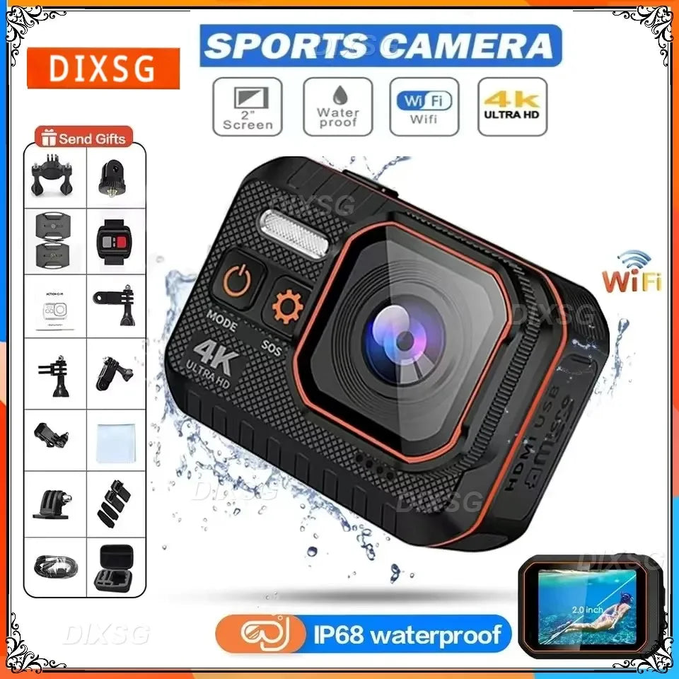4K HD Wifi Camera &ndash; 170 Degree Wide Angle and Waterproof Design