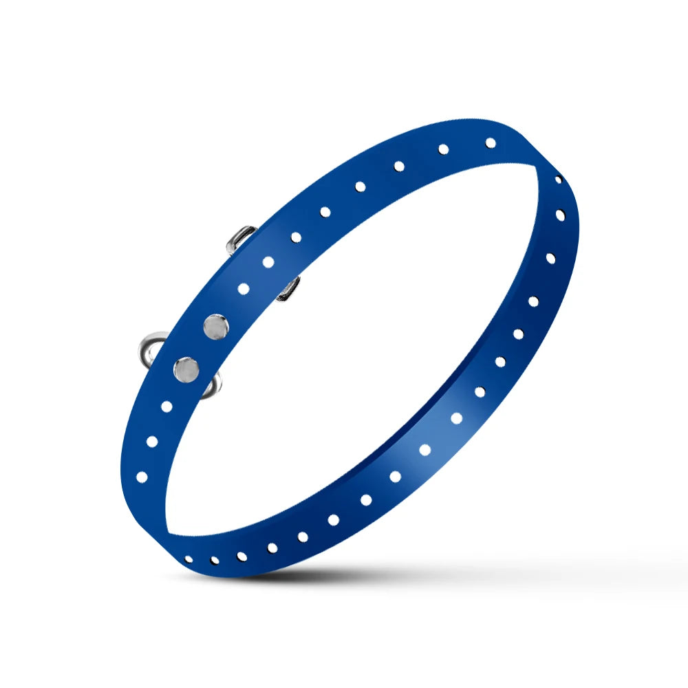 Adjustable Waterproof Shock Collar Receiver for Dog Training Blue