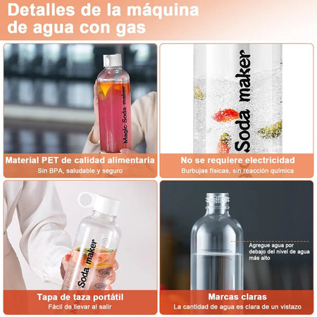 Portable Soda Maker Machine &ndash; Bottom Carbonation Tech