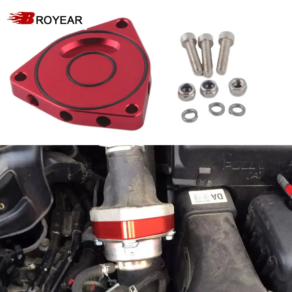 Aluminum BOV Spacer for Hyundai Genesis Coupe Kia 1.6T 2.0T Honda Civic 1.5T by InterCyprus Trading Ltd