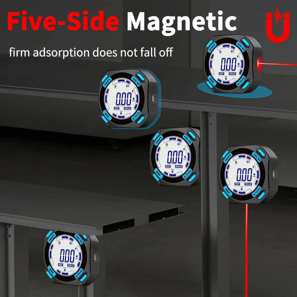 Aicevoos High Precision Digital Angle Gauge with Magnetic Sides