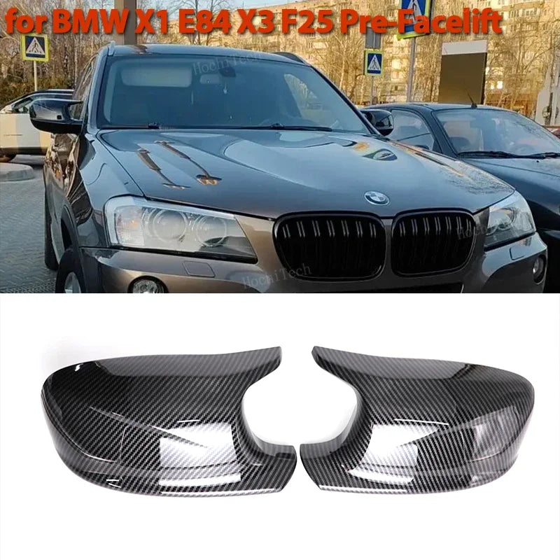 Cubiertas de espejo retrovisor estilo M para BMW X3 F25 X1 E84 Pre LCI