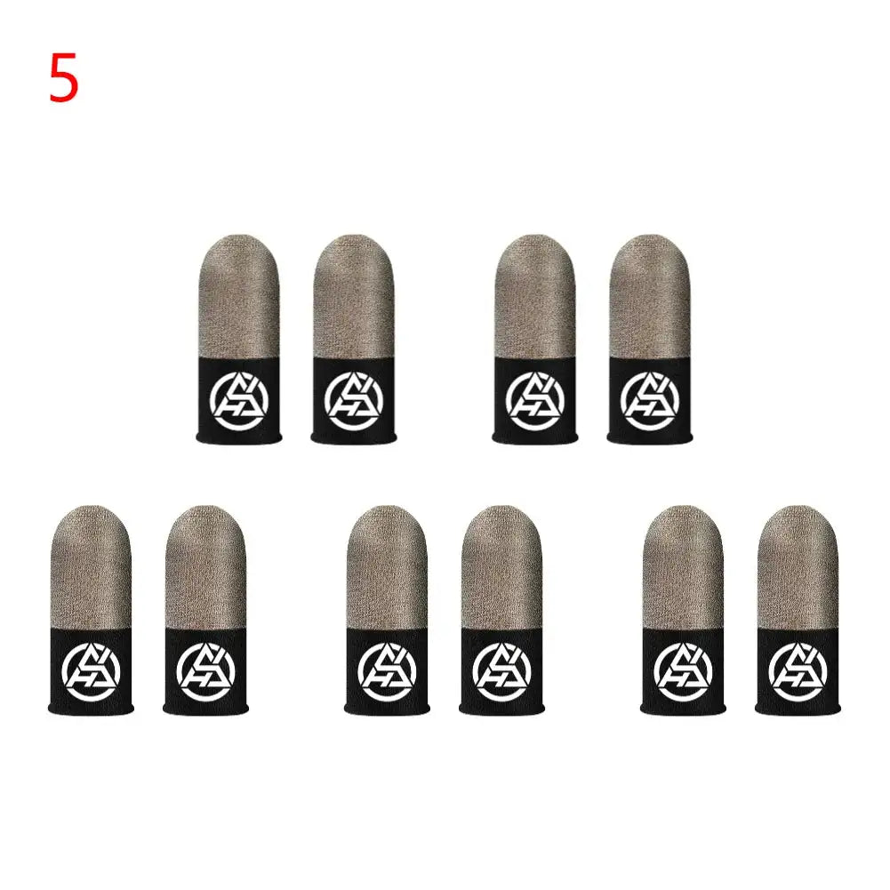 Luminous Fingertips Breathable Finger Sleeve For PUBG Mobile 5 Pairs