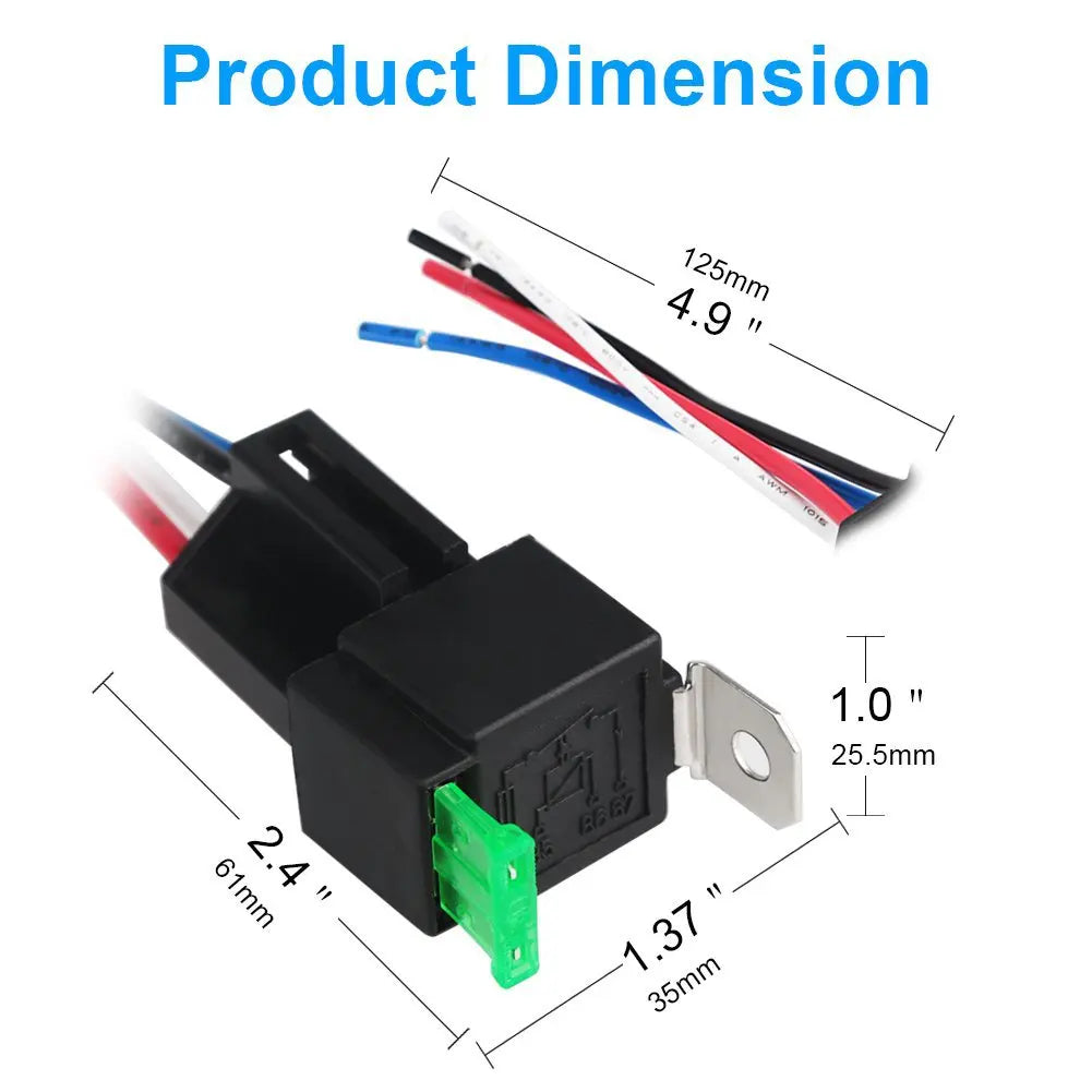 DC 12V 24V Waterproof Automotive Relay &ndash; Reliable Performance for Vehicle Electrical Systems