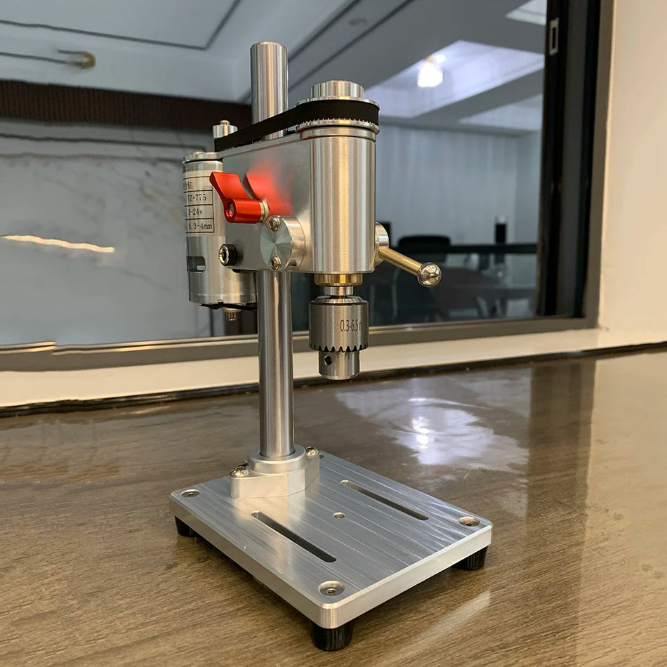 Mini mikro přesný stolní vrták na hodinky a PCB, kovový