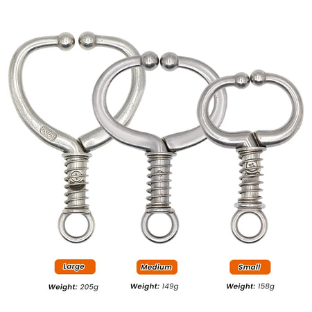 1Pc Cattle Nose Rings Stainless Steel Clamp &ndash; Durable