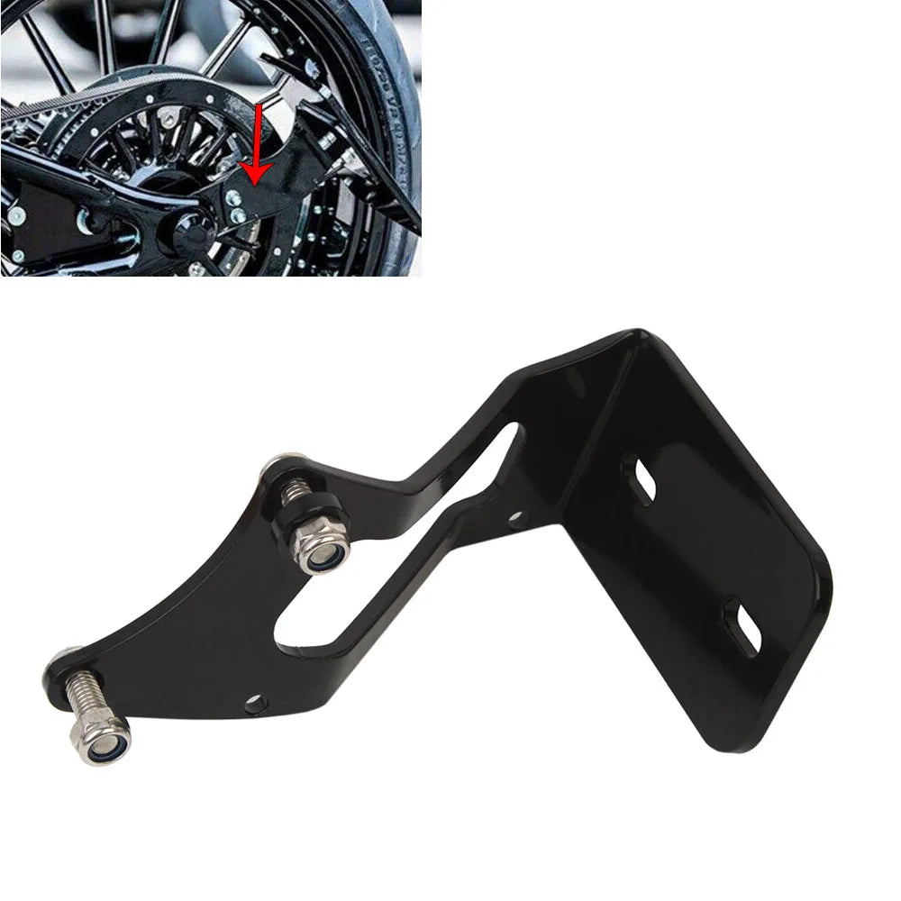 Motorcycle Aluminium Black Side Mount License Plate Bracket Holder Kit &ndash; Durable and Stylish Design Default Title