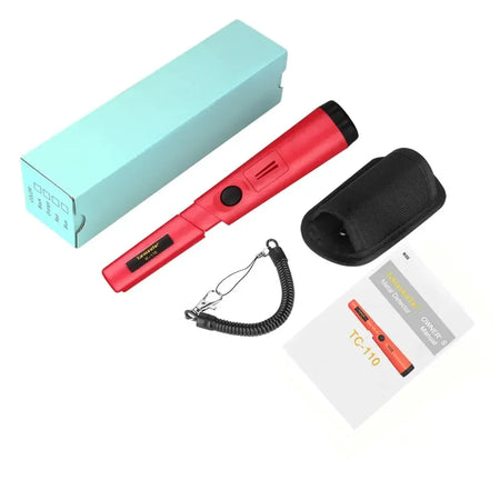 Handheld Metal Detector Positioning Rod &ndash; IP68 Waterproof Red
