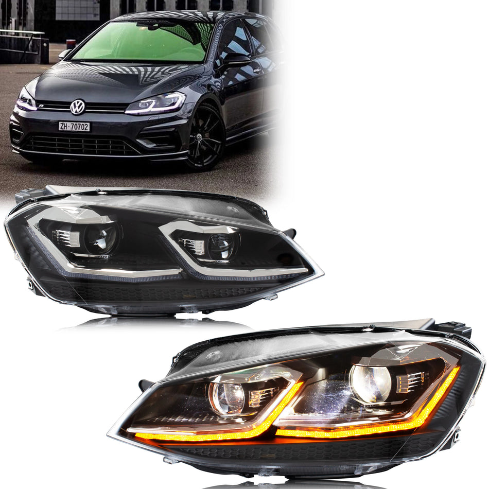TD-0197D-YX – Sequential Turn Signal LED Front Lamps
