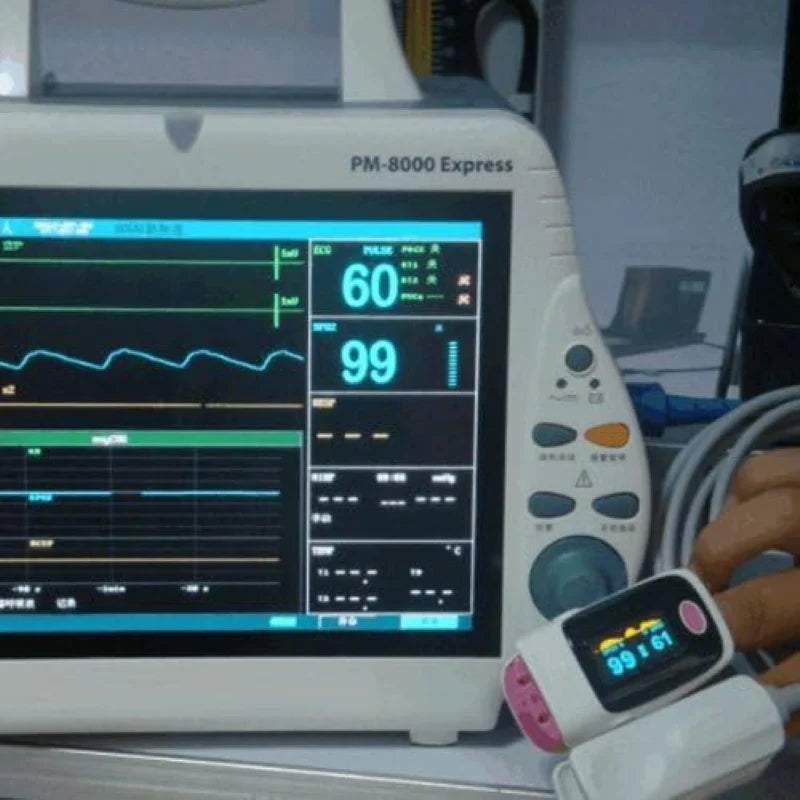 JUSTLANG Rechargeable Finger Pulse Oximeter - TFT Display