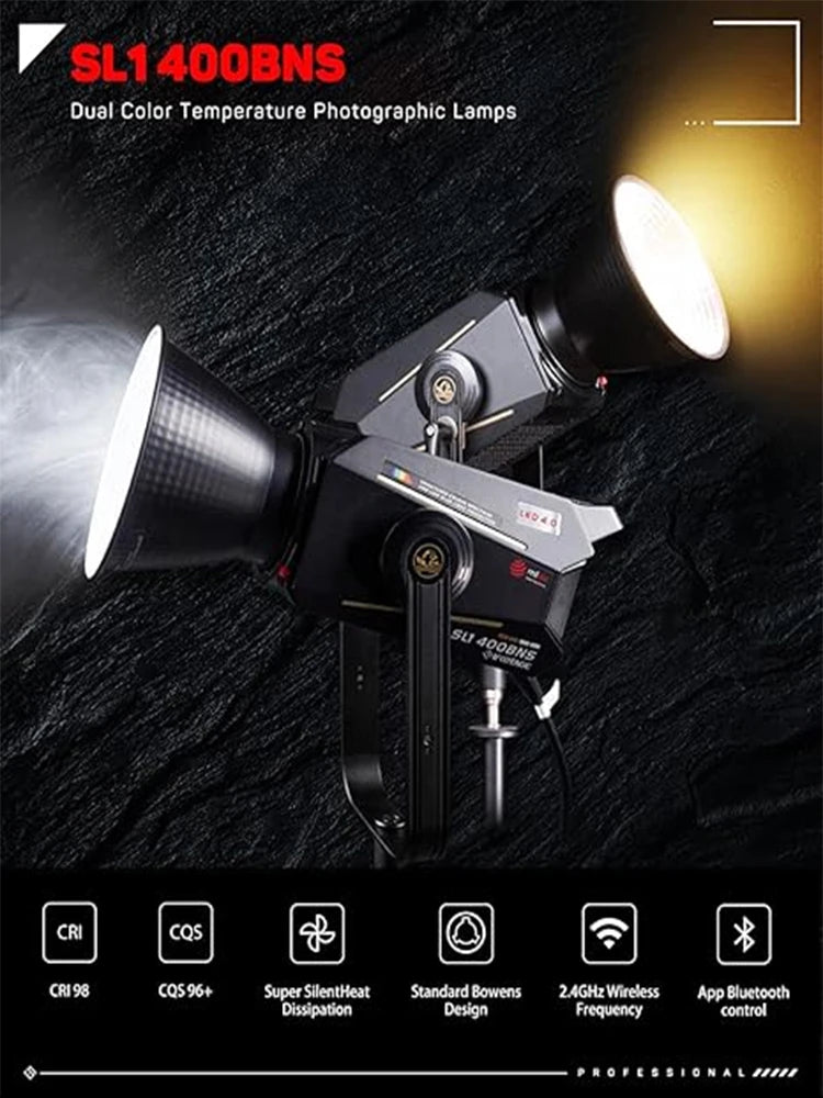 iFootage Anglerfish SL1 400BNS LED Light &ndash; Bi Color