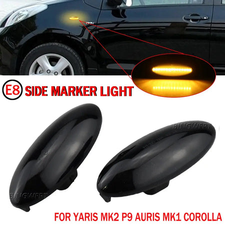 LED Turn Signal Light Dynamic Side Marker Fender Sequential Lamp For Toyota Yaris Vitz XP90 RAV4 XA30 MK3 Auris E150 Corolla by InterCyprus Trading Ltd