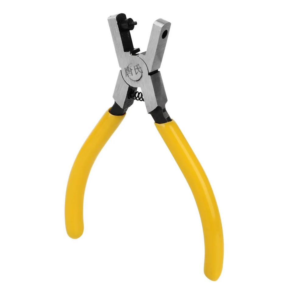 Инструмент для пробивания отверстий в кожаных ремешках с плоскогубцами для люверсов 2 мм, нержавеющая сталь