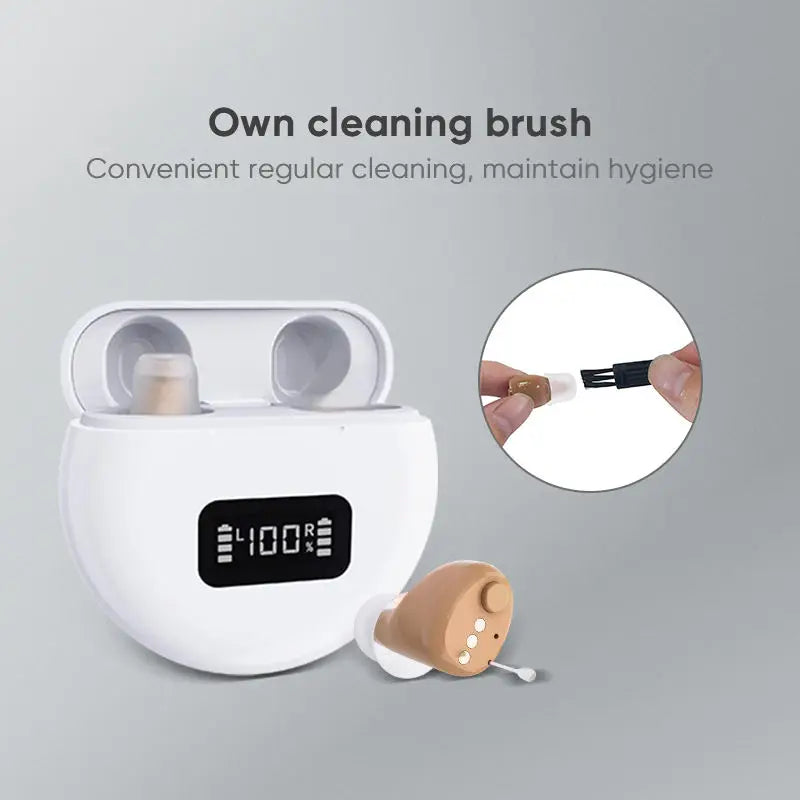 MUOXI 2025 CIC 10 Rechargeable Hearing Aid - Invisible