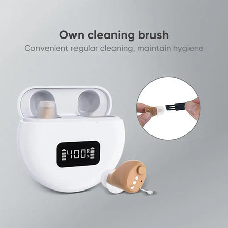 MUOXI 2025 CIC 10 Rechargeable Hearing Aid - Invisible