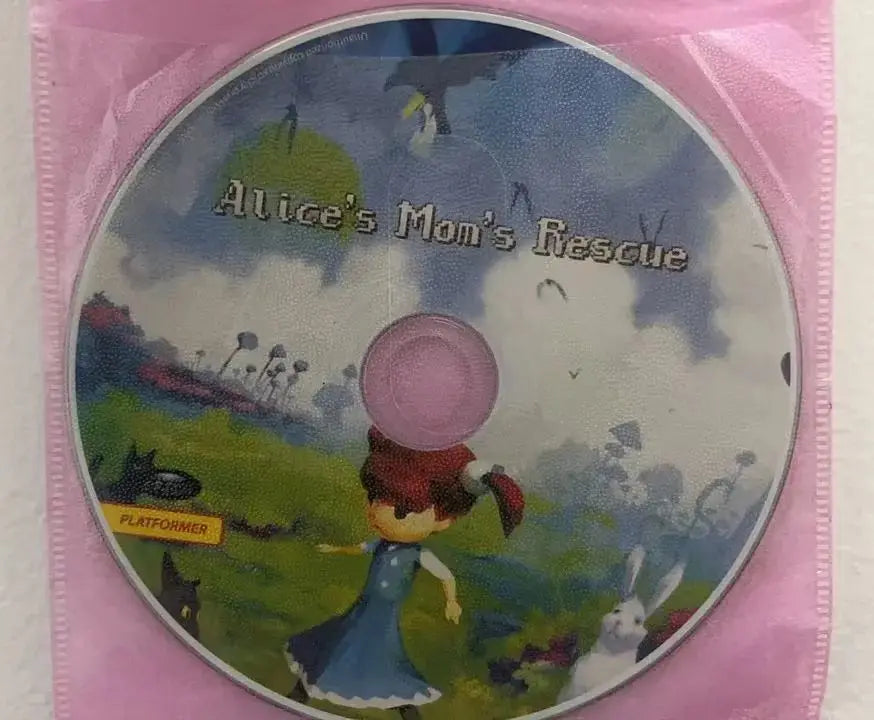 Alice's Mom's Rescue Dreamcast Game Disc | Retro Platformer Adventure Default Title