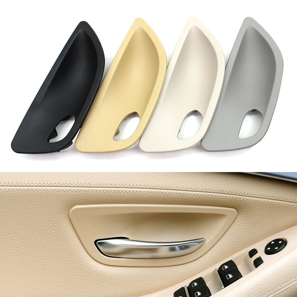 Interior Door Handle Bowl Cover Trim Replacement for BMW 5 Series F10 F11 F18 PC-ABS Left and Right