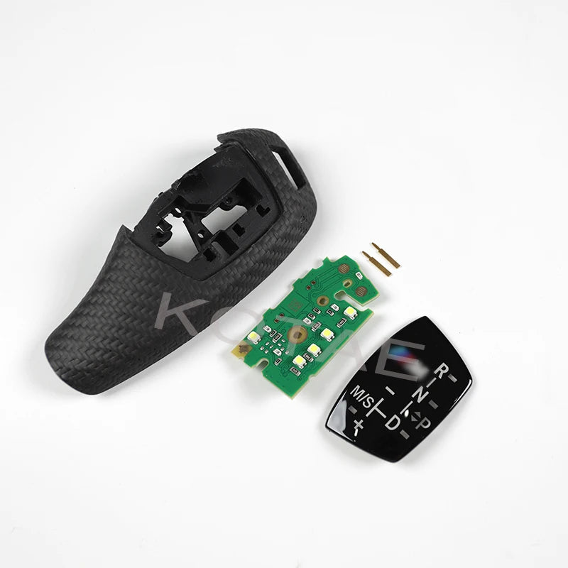 Recubrimiento de palanca de cambios de fibra de carbono para BMW 3GT F30 F31 F34 F10 F18 F01 F02 F25