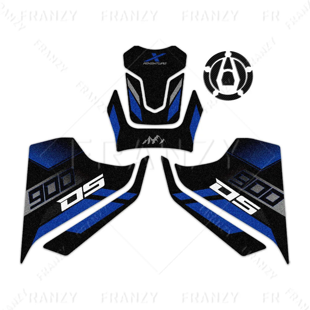 3M Motorcycle Fuel Tank Pad Stickers &ndash; Anti-Slip Protection for Voge Valico 900 DSX 2024 3M Anti Slip  001