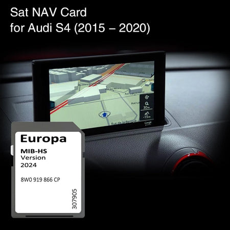 8W0919866CP 2024 Europe UK Maps - Audi S4 Navigation CHINA / for Audi MIB-HS S4