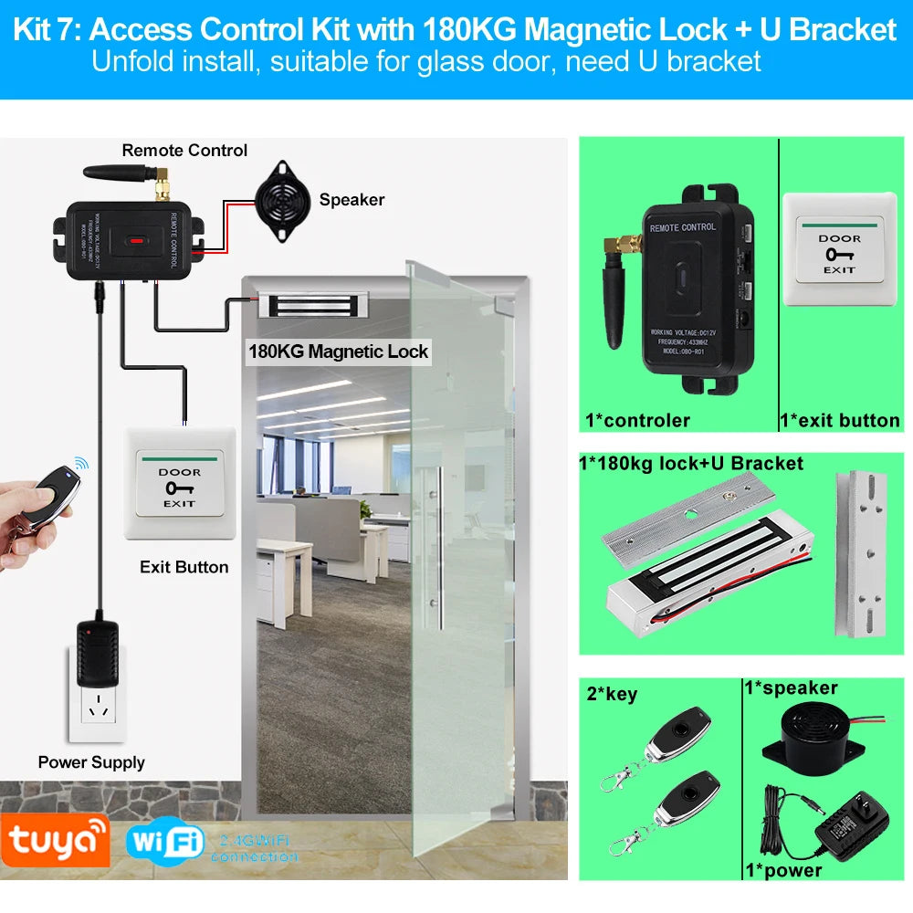 R01 - Smart Wifi Tuya Access Control Kit Remote Unlock Kit 7