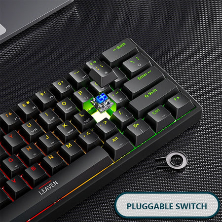 K620 Mini Gaming Keyboard &ndash; 61 Keys RGB Hotswap Type C