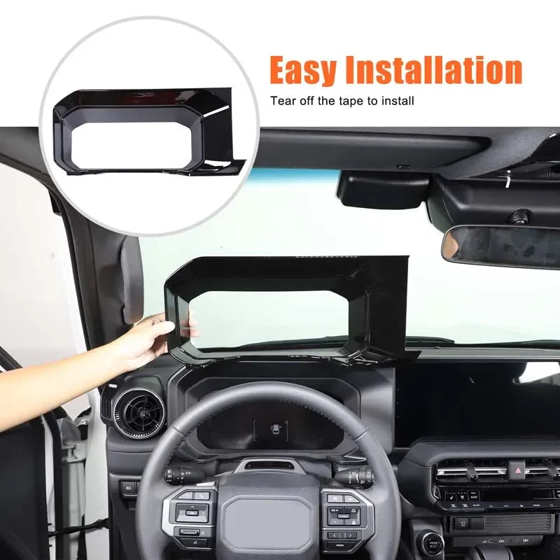 Наклейка на рамку панели приборов Toyota Land Cruiser Prado 250 ABS