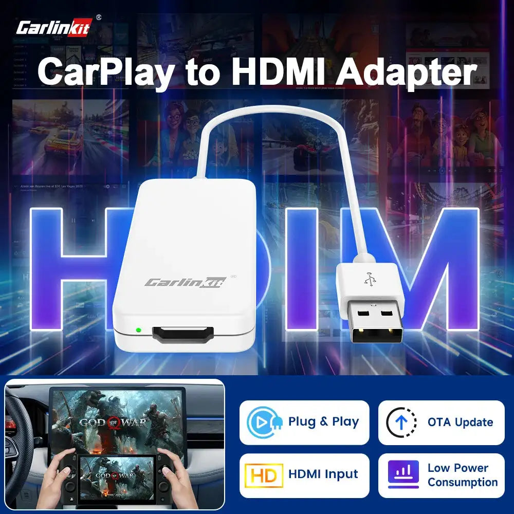 Carlinkit CarPlay HDMI Adapter OTA Upgrade For Cars