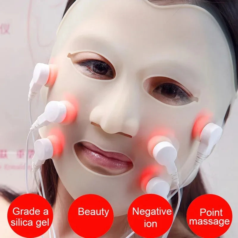 New 3D Silicone LED Facial Mask &ndash; Red Light Massager