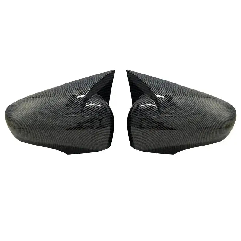 Renault Clio 4 Side Mirror Cover Pair With Tape 2012 2019 Carbon fiber pattern
