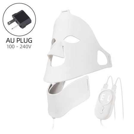 Foreverlily Face Neck Silicone LED Mask &ndash; 7 Colors Photon Therapy AU PLUG (220-240V)