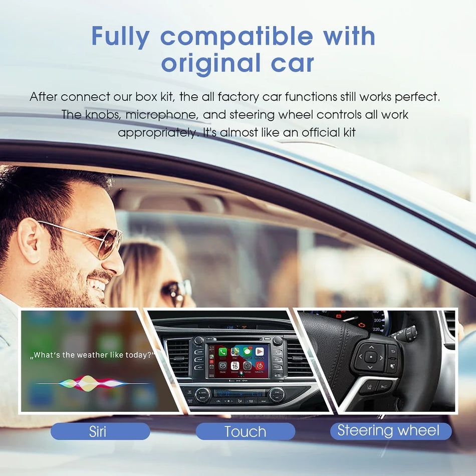Toyota RAV4 Ασύρματο CarPlay Android Auto Retrofit Kit για Touch2 Entune 2