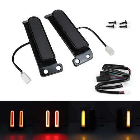 LED Yellow Turn Signal Lights Saddlebag Brake Tail Light for Road Glide FLHTCU FLHTCUL FLHTK FLHTKL FLTRU 2014-2022 by InterCyprus Trading Ltd