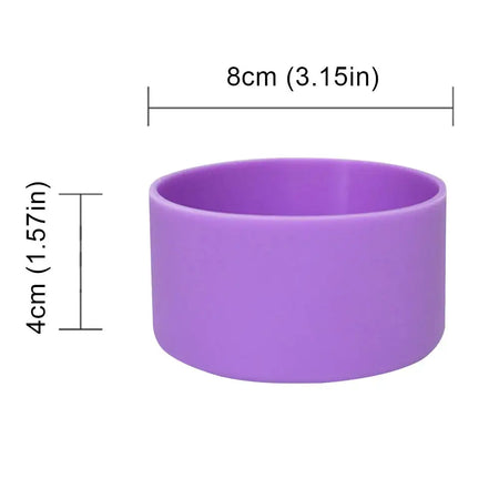 Silicone Boot Sleeve For 20oz 30oz 40oz Water Bottles Purple