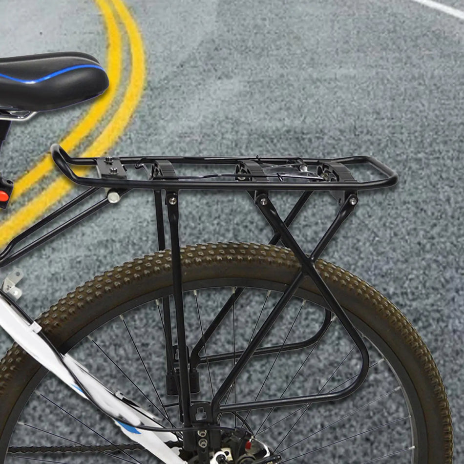 Заден багажник за велосипед с товароносимост 25 кг, здрав багажник за пътни велосипеди
