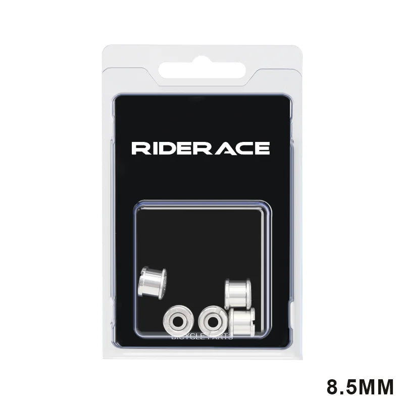 RIDERACE 5 PCS Bicycle Chainring Bolts &ndash; CNC 7075 Aluminum Ultra Durable Lightweight 8.5MM  Sliver