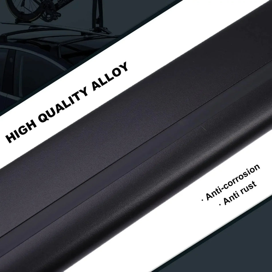 Tesla Model 3 och Model Y låsbart takräcke med tvärstänger för glasstak, enkel installation, hållbar design