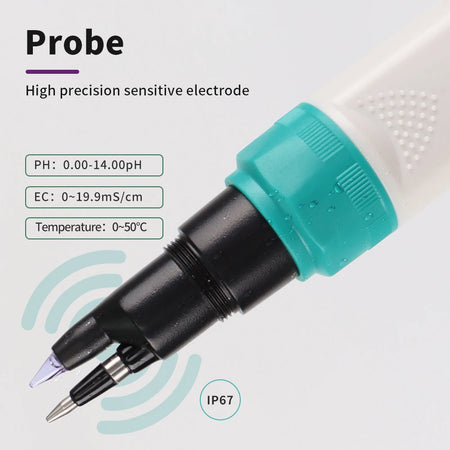 PH-68 Portable 3 In 1 Soil Tester - LCD Display Readout
