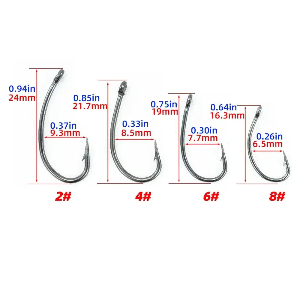 Six X Carp Rigs Ready Made Hook Link Terminal Tackle TS114