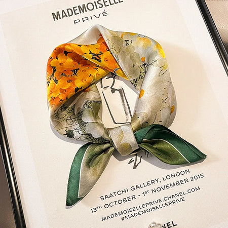 YIMOERSS Silk Bandana Scarf &ndash; Luxurious 100% Real Silk